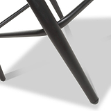 Wenford Faux Linen Bar Stool Cream from Roseland Furniture