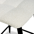 Wenford Faux Linen Bar Stool Cream from Roseland Furniture