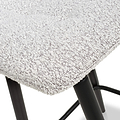 Wenford Faux Linen Bar Stool Grey from Roseland Furniture
