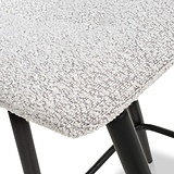 Wenford Faux Linen Bar Stool Grey from Roseland Furniture