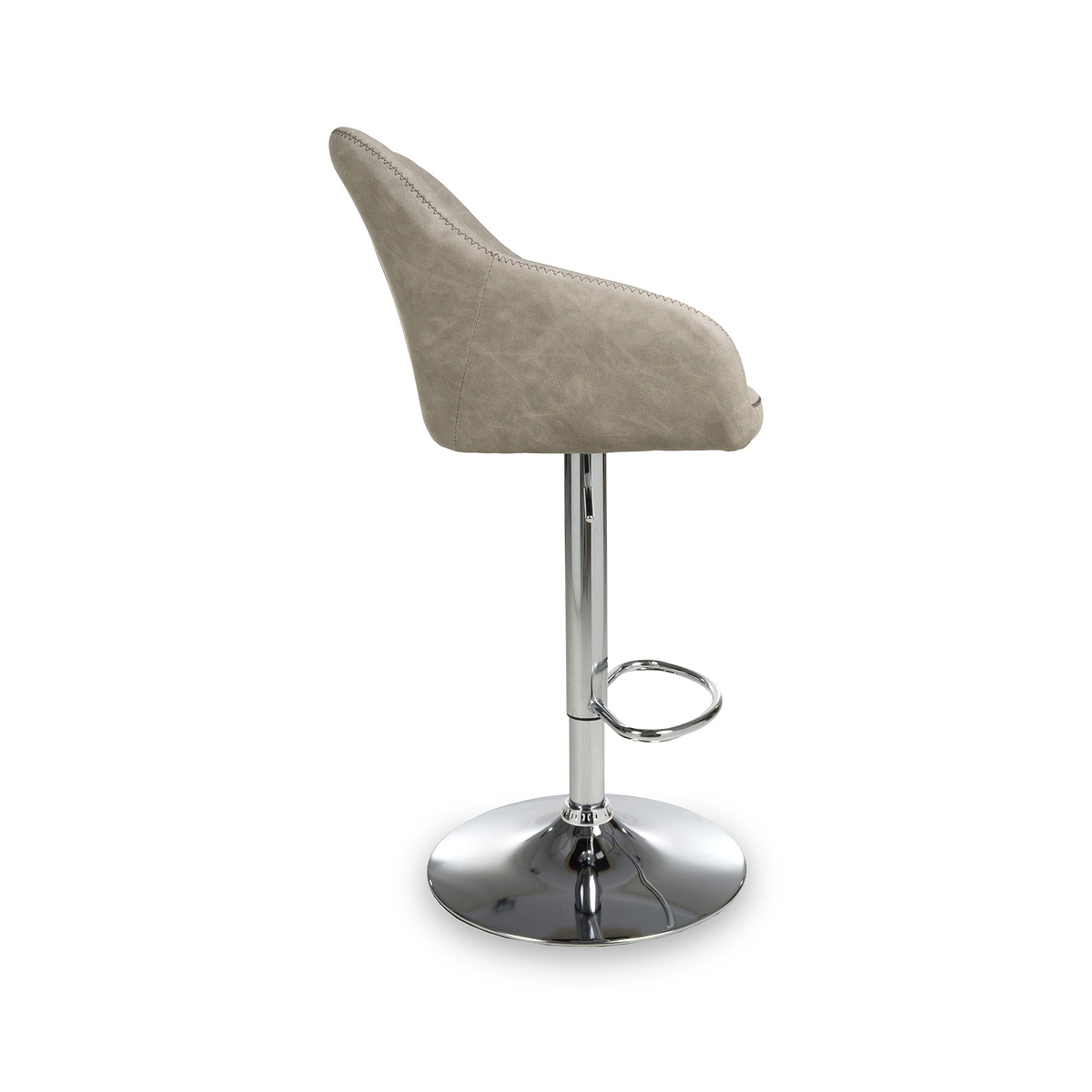 Avena Faux Leather Bar Stool Mink from Roseland Furniture