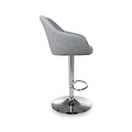 Avena Faux Leather Bar Stool Grey from Roseland Furniture