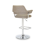 Rhonwen Faux Leather Bar Stool Mink from Roseland Furniture