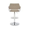 Rhonwen Faux Leather Bar Stool Mink from Roseland Furniture