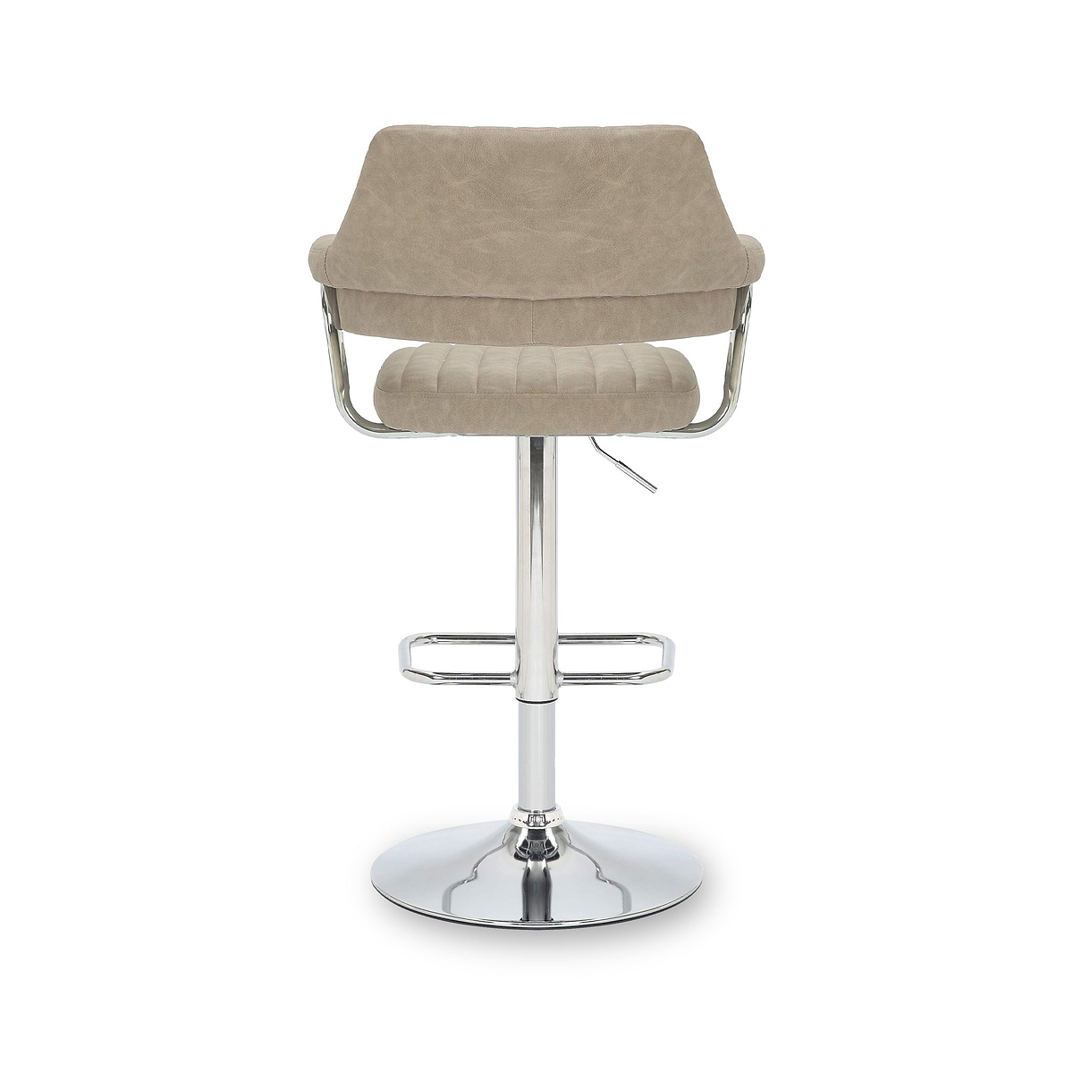 Rhonwen Faux Leather Bar Stool Mink from Roseland Furniture