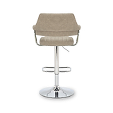 Rhonwen Faux Leather Bar Stool Mink from Roseland Furniture