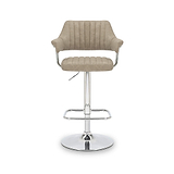 Rhonwen Faux Leather Bar Stool Mink from Roseland Furniture