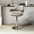 Rhonwen Faux Leather Bar Stool Mink from Roseland Furniture