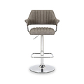 Rhonwen Faux Leather Bar Stool Charcoal from Roseland Furniture