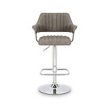 Rhonwen Faux Leather Bar Stool Charcoal from Roseland Furniture
