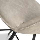 Merril Faux Leather Bar Stool Mink from Roseland Furniture