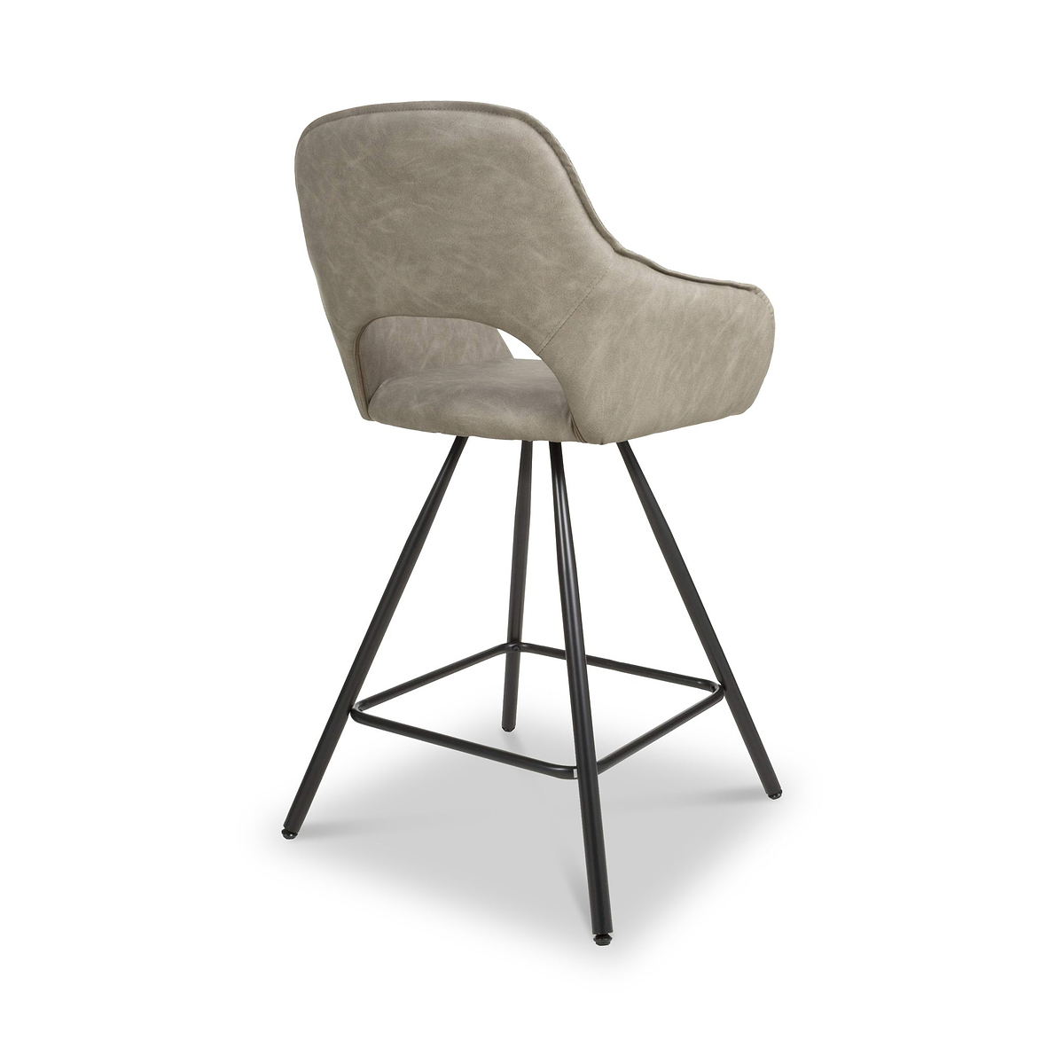 Merril Faux Leather Bar Stool Mink from Roseland Furniture