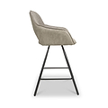 Merril Faux Leather Bar Stool Mink from Roseland Furniture