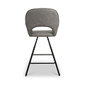 Merril Faux Leather Bar Stool Charcoal from Roseland Furniture