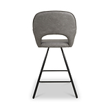 Merril Faux Leather Bar Stool Charcoal from Roseland Furniture