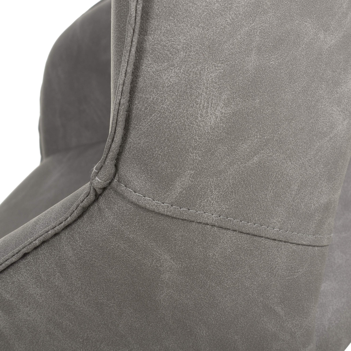 Merril Faux Leather Bar Stool Charcoal from Roseland Furniture