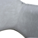 Merril Faux Leather Bar Stool Grey from Roseland Furniture