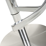 Adwen Brushed Velvet Bar Stool Mink from Roseland Furniture