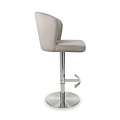 Adwen Brushed Velvet Bar Stool Mink from Roseland Furniture