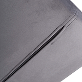 Adwen Brushed Velvet Bar Stool Grey from Roseland Furniture