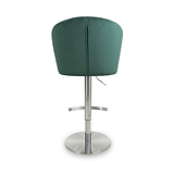 Adwen Brushed Velvet Bar Stool Green from Roseland Furniture