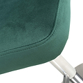 Adwen Brushed Velvet Bar Stool Green from Roseland Furniture