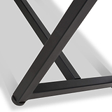 Maelis Grey Faux Leather Dining Bench from Roseland Furniture