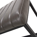 Maelis Grey Faux Leather Dining Bench from Roseland Furniture