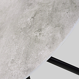 Coombe 100cm Round Dining Table Grey from Roseland Furniture