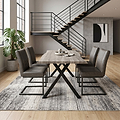 Kenwyn 160cm Curved Dining Table from Roseland Furniture