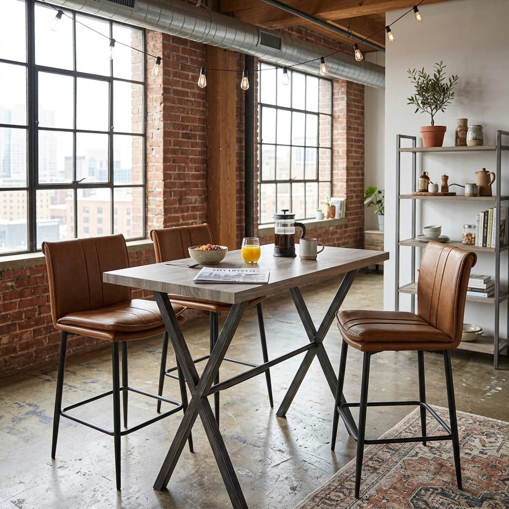 Calstock 120cm Breakfast Bar Table from Roseland Furniture