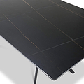 Penhallow Black 180cm Extending Dining Table