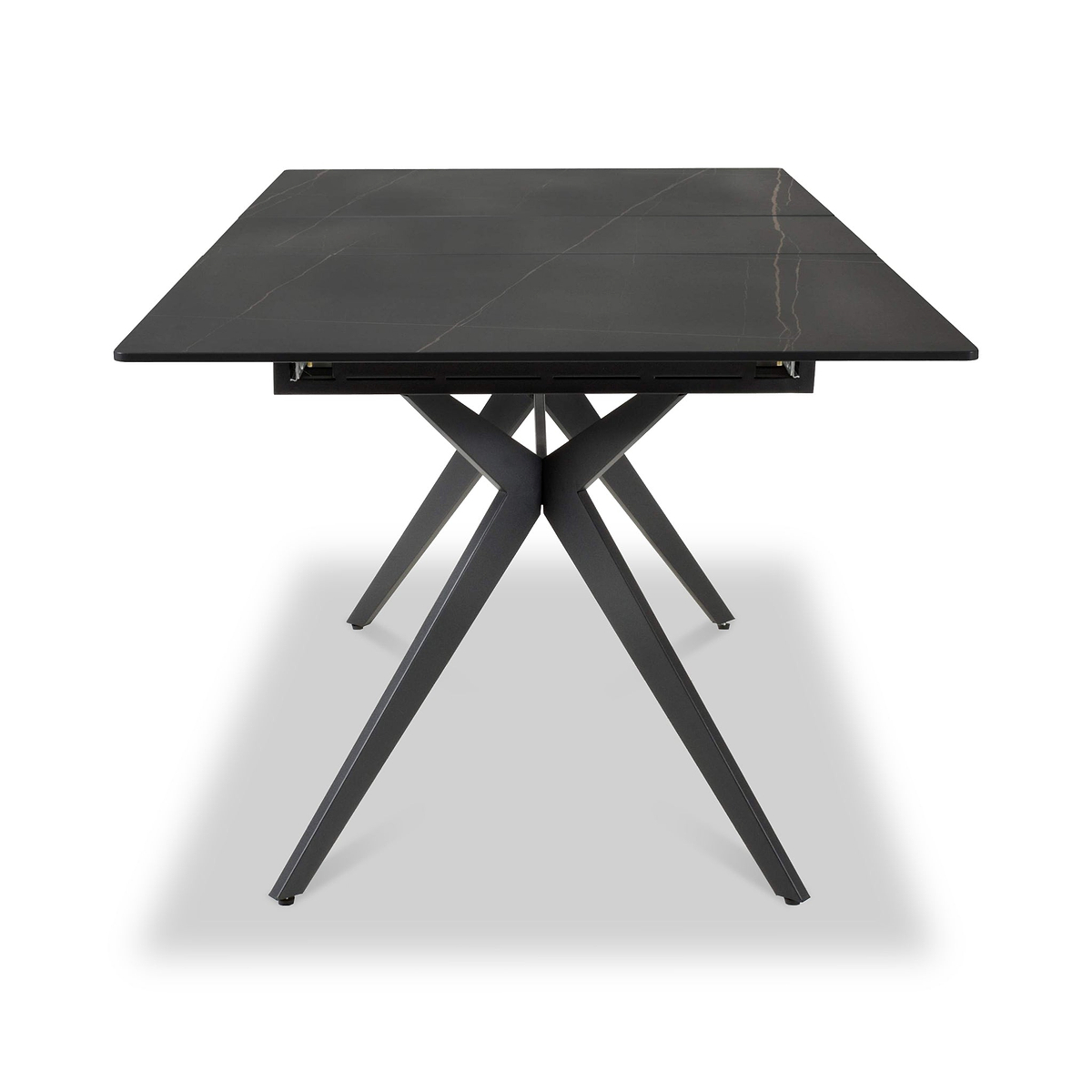 Penhallow Black 180cm Extending Dining Table