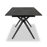 Penhallow Black 180cm Extending Dining Table