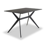 Penhallow Black 120cm Dining Table  from Roseland Furniture