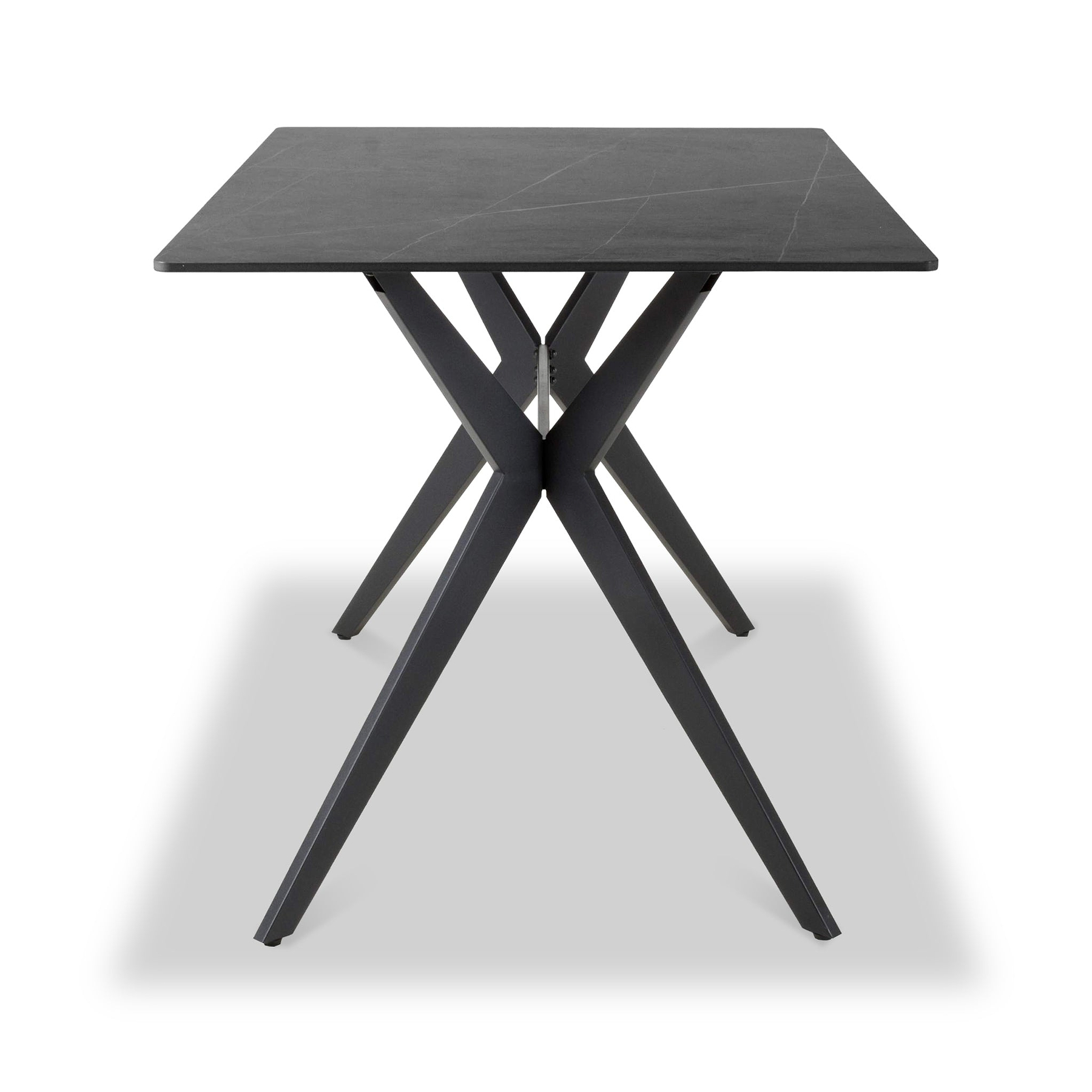 Penhallow Black 120cm Dining Table 