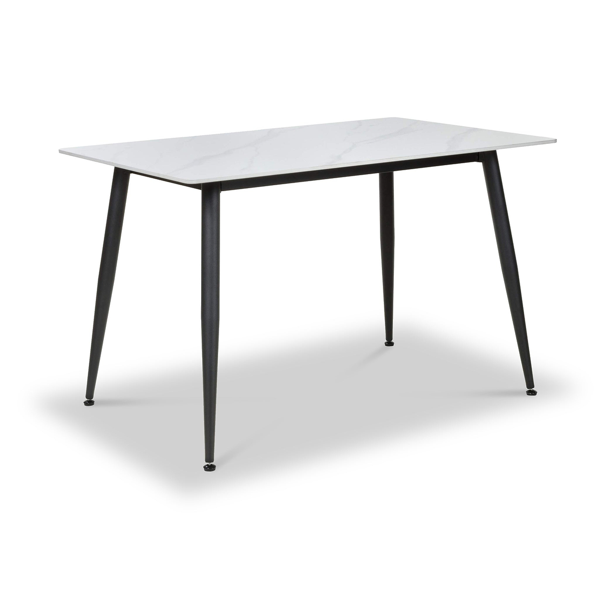 Hendra White 120cm Dining Table from Roseland Furniture