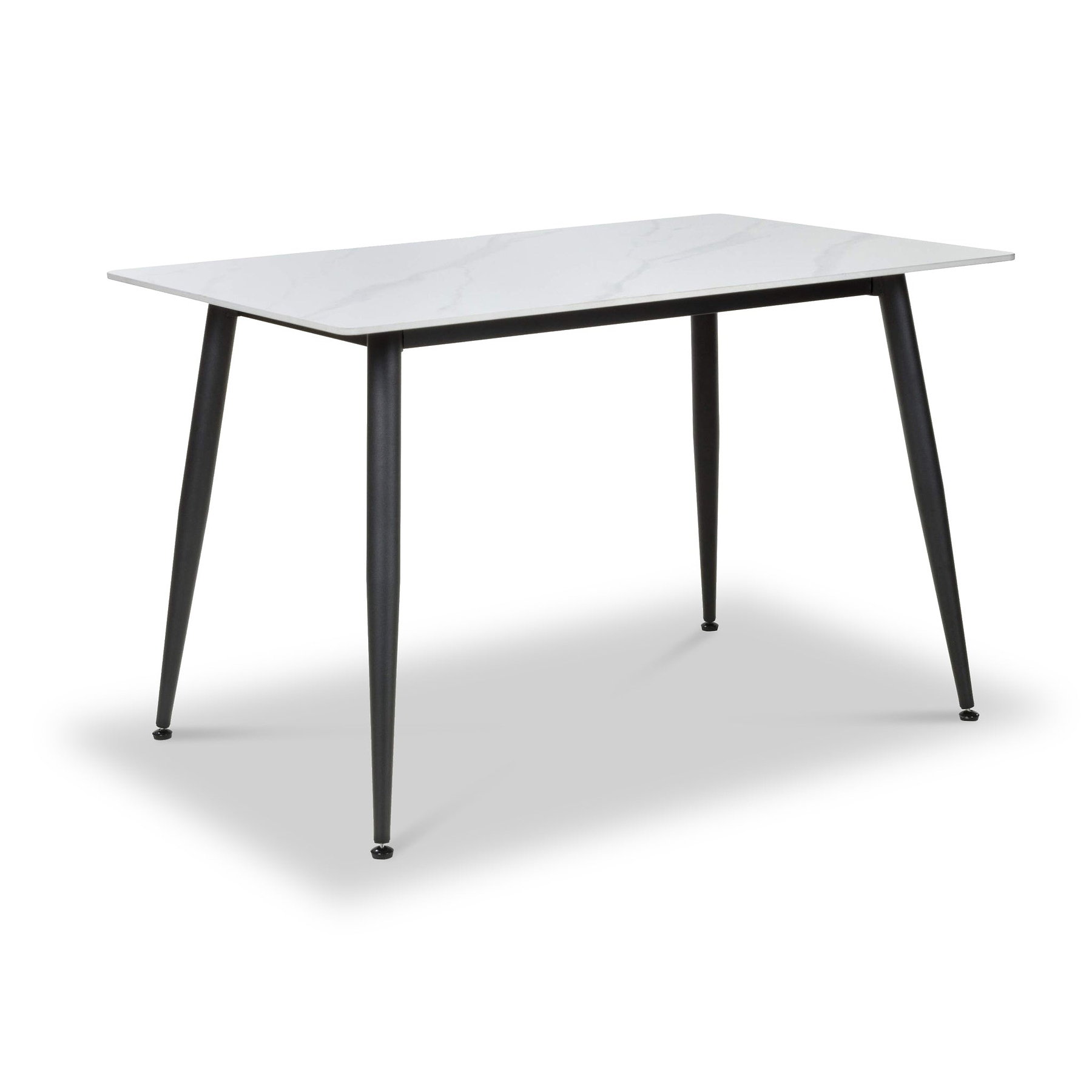 Hendra White 120cm Dining Table from Roseland Furniture