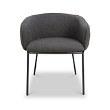 Newbridge Grey Boucle Dining Chair
