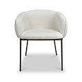 Newbridge White Boucle Dining Chair