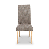 Deryn Oatmeal Tweed Dining Chair from Roseland Furniture