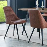 Astell Faux Leather Dining Chair from Roseland Furniture