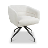 Berkley Corduroy Swivel Dining Chair from Roseland Furniture