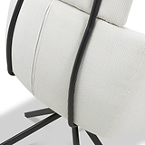 Gilston Corduroy Swivel Dining Chair from Roseland Furniture