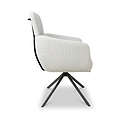 Gilston Corduroy Swivel Dining Chair from Roseland Furniture