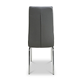 Draycott Faux Leather Dining Chair Grey from Roseland Furniture