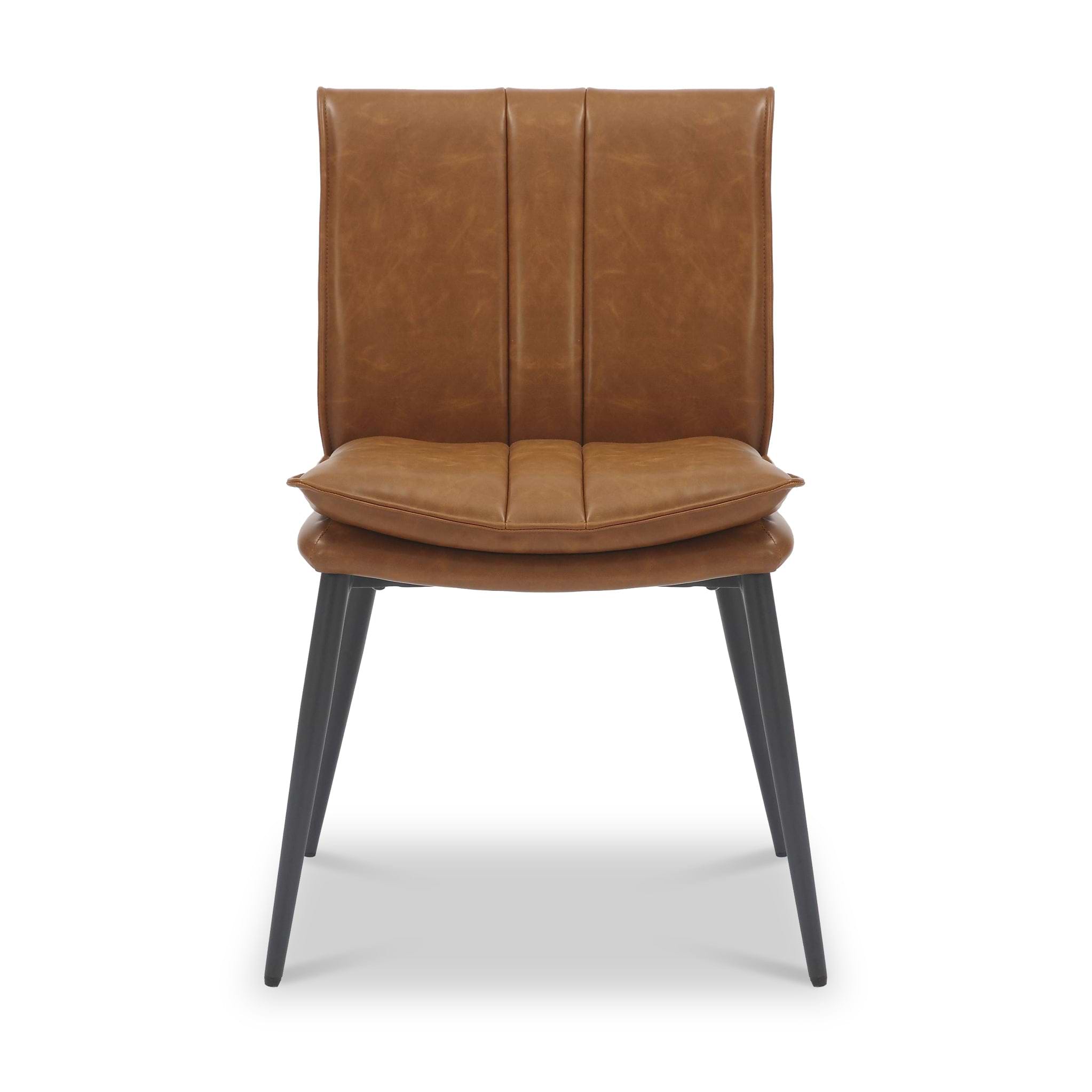 Roby Faux Leather Dining Chair from Roseland Furniture