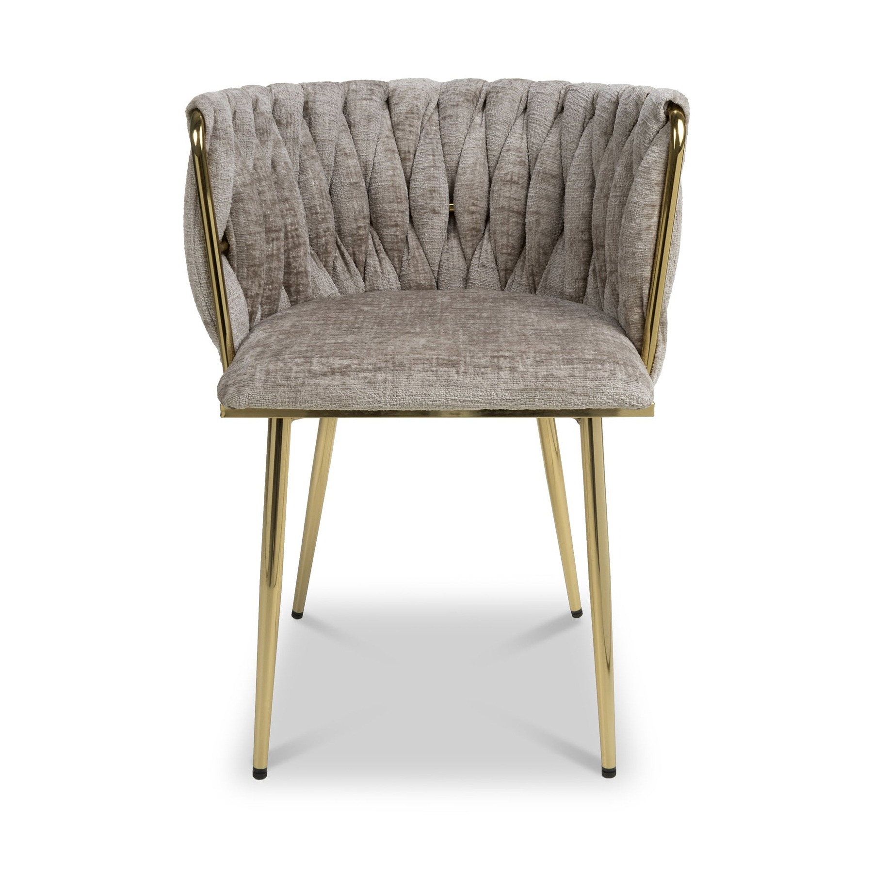 Cindy Woven Dining Chair Mink Chenille from Roseland Furniture