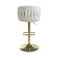 Cindy Woven Bar Stool Cream from Roseland Furniture