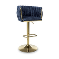 Cindy Woven Bar Stool Blue from Roseland Furniture
